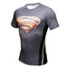 Superman "Smallville Gold S" Compression Short Sleeve Rash Guard-RashGuardStore