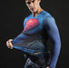 Superman "Up Up And Away" Compression Long Sleeve Rashguard-RashGuardStore