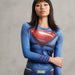 Superman Women's Compression Long Sleeve Rashguard-RashGuardStore