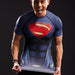 Superman "Young Justice" Compression Short Sleeve Rashguard-RashGuardStore