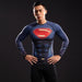 Superman "Young Justice" Long Sleeve Compression Rashguard-RashGuardStore